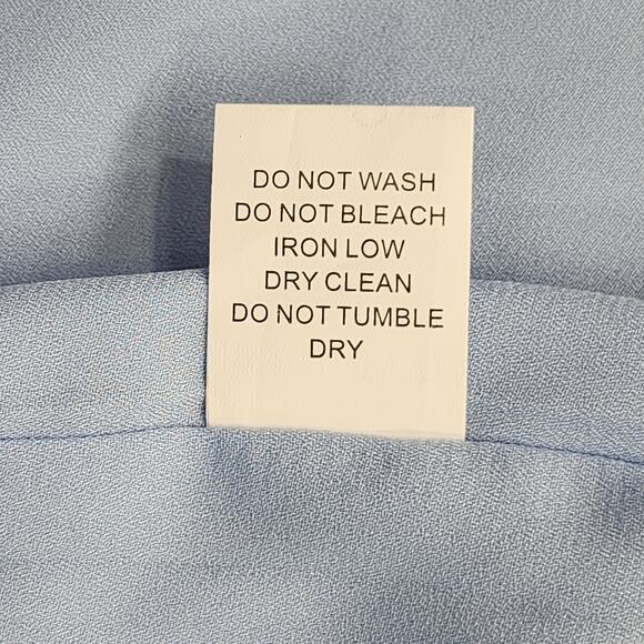 Ovi Blazer Womens L Blue Open Front Shawl Collar Lined Lightweight Preppy Office - Picture 10 of 15